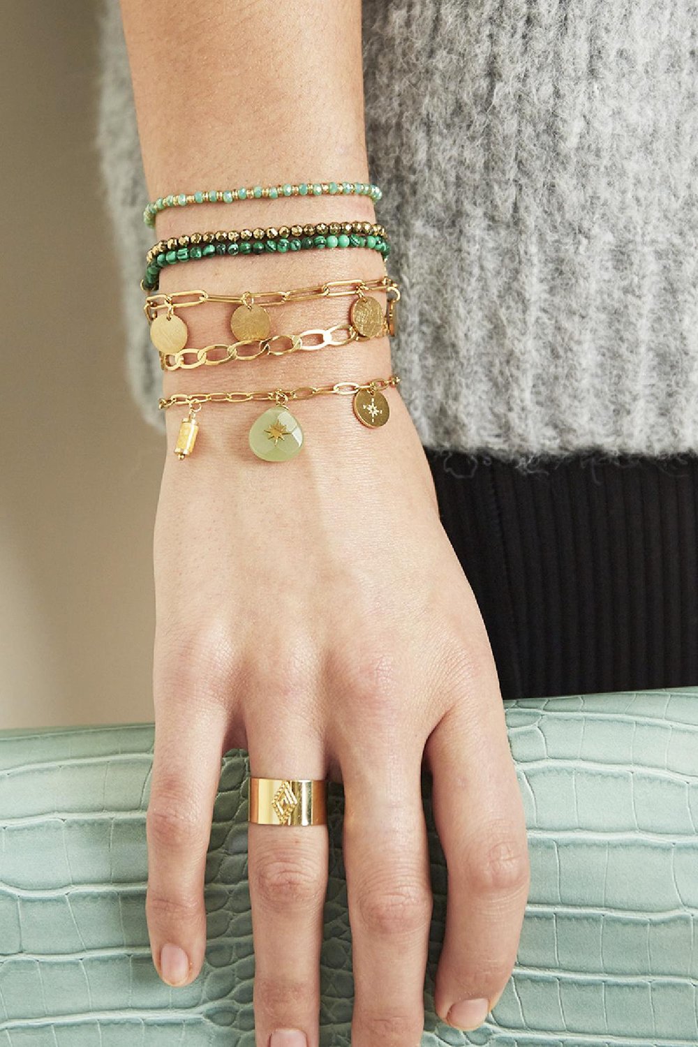 Pulsera Pure Life Azul Acero inoxidable h5Imagen2